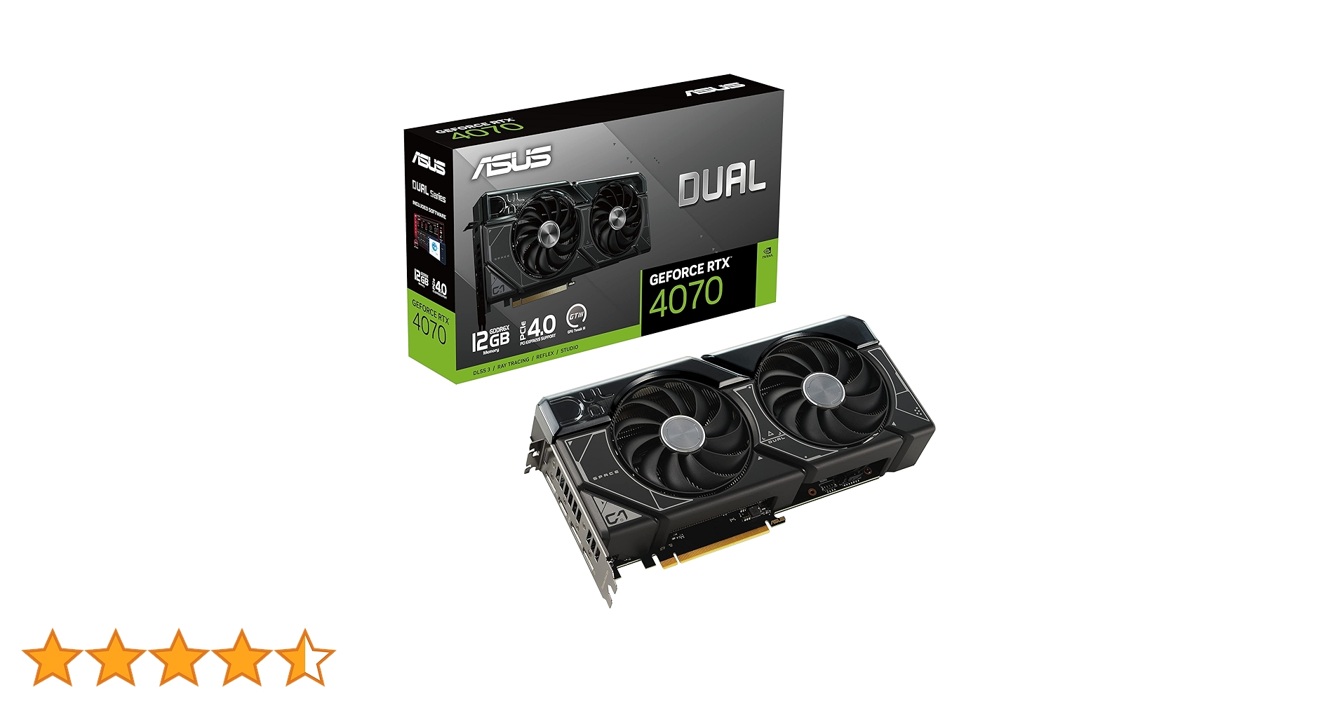 @*朱様 GeForce RTX 4070 12GB DUAL Amazon.in: Buy ASUS Dual Geforce RTX 4070 12Gb Gddr6X (Pcie